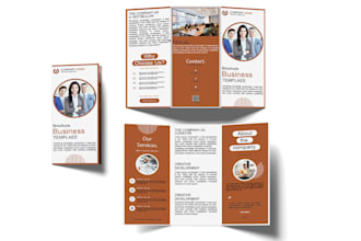 do brochure design,  bifold or trifold brochure