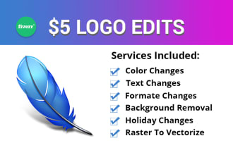 do logo edit, redesign, update, vector tracing
