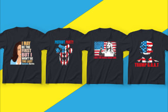 do political custom unique design or trendy t shirt design