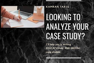 solve case studies and do research work