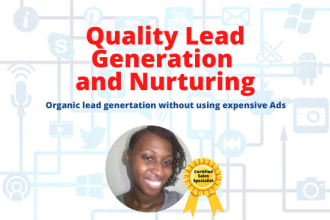 be your lead generation specialist for linkedin sales
