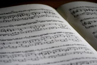 write the music sheet for anything you want