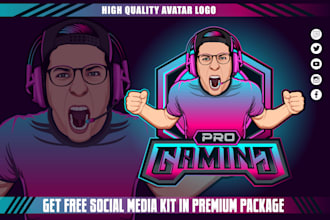 do an awesome mascot  cartoon and avatar logo design