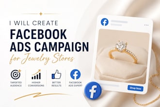 create facebook ads campaign for jewelry stores