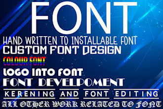 Review  create and design custom font for your projects