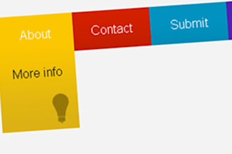 design and develop menu bars or forms