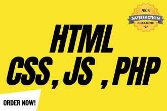 do custom html css javascript PHP coding