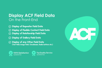 display acf field data on the frontend