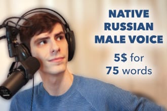 do professional russian male voiceover