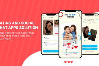 build online dating chat app