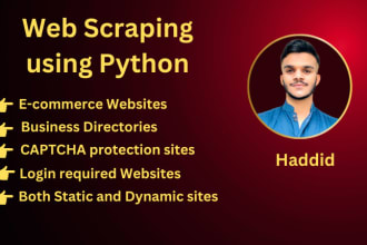do perfect web scraping and data extraction using python