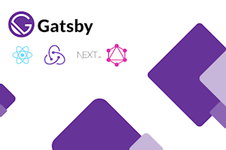 build an optimzed website in gatsby or nextjs
