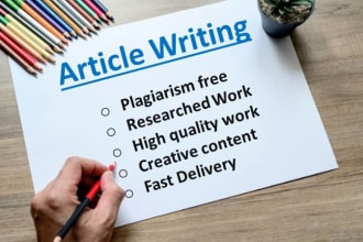 write ai assisted articles and blogs on any topic