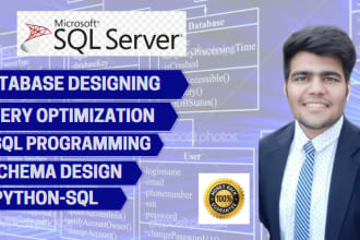 design database, sql queries on sql server , mysql