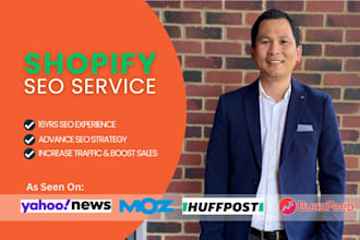 do shopify SEO services for your website with 16 years of expertise