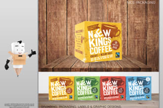 packaging, labels, pouch, box design for your products