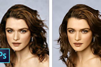 resize and upscale your image as big as you want