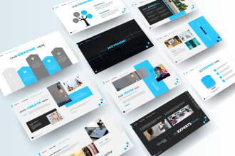 design powerpoint presentation slides on webinar business pitch deck
