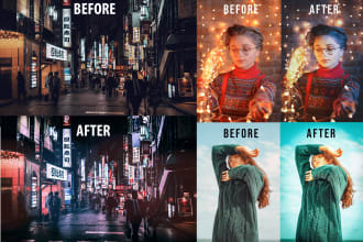 do retouch photo and color correct