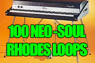 send you 100 original fender rhodes loops