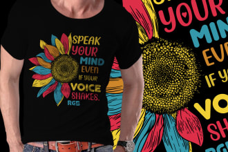 trendy typography t shirt design and custom graphic t shirt