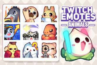 make mascot twitch emotes and sub badges