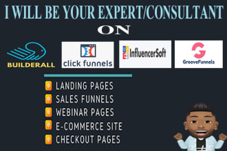 build pages, funnels and website on gohighlevel