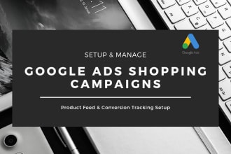 setup and manage google shopping ads campaign