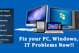 repair, fix, troubleshoot windows, mac pc, computers, laptop