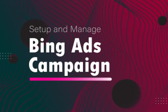 setup and manage bing ads campaign