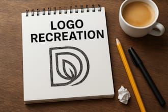 upgrade your logo into a modern, crisp vector