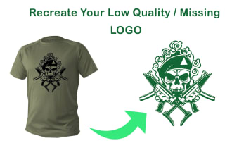 recreate your logo for 5 dollars