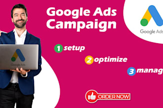 setup and optimize google ads adwords PPC campaign