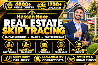 do real estate skip tracing and llc skip tracing in bulk
