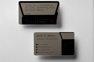 design credit card or any type of luxury business card design