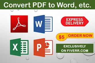 convert ms word to PDF and PDF to word