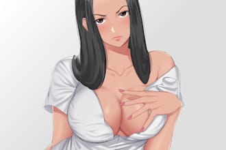 draw anime or manga characters sfw or nsfw
