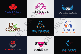 design a unique and modern brand logo for your business