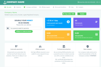 create investment website for you