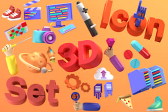 Hot Review!  create costum set 3d icon based on your theme