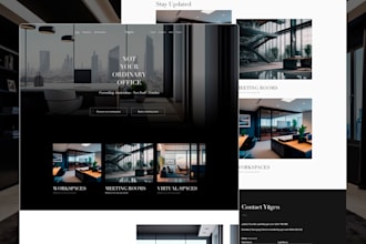 design and develop a squarespace website