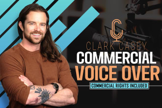 record american male voice over for ads and commercials