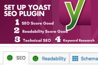 do on page SEO and readability score good using yoast plugin