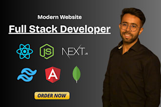 develop modern full stack websites using react, node, and typescript