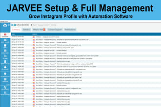 setup jarvee and grow instagram profile professionally