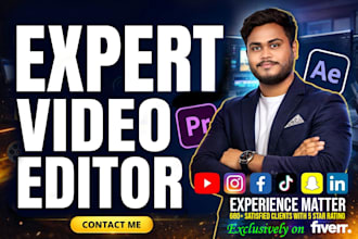 provide expert premiere pro video editing services