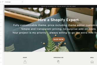 customize fix build your shopify site using CSS HTML javascript liquid