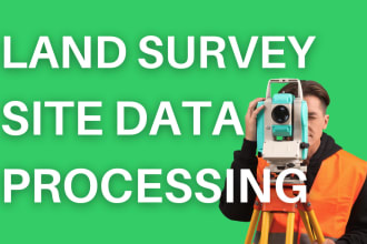 prepare topographical survey plans and maps