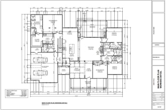 draw architectural floor plan in autocad 2d