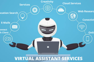 be your virtual assistant for data entry, web research, excel, word, typing jobs